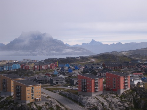 Views around Nuuk are slightly different from the Dartmouth campus.